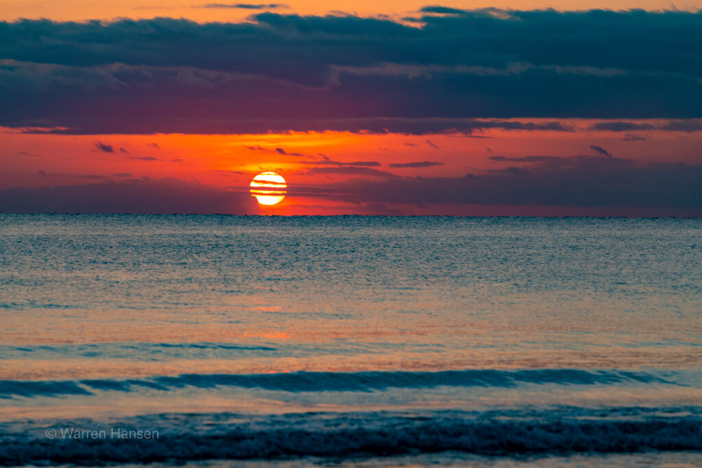 Sunrise at the beach